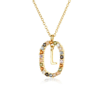 Diamond Alphabet Necklace - Define It By You