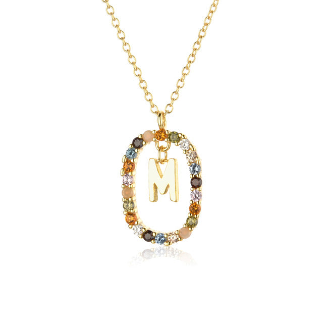 Diamond Alphabet Necklace - Define It By You