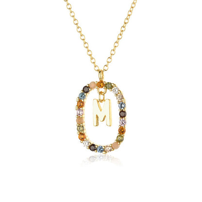 Diamond Alphabet Necklace - Define It By You