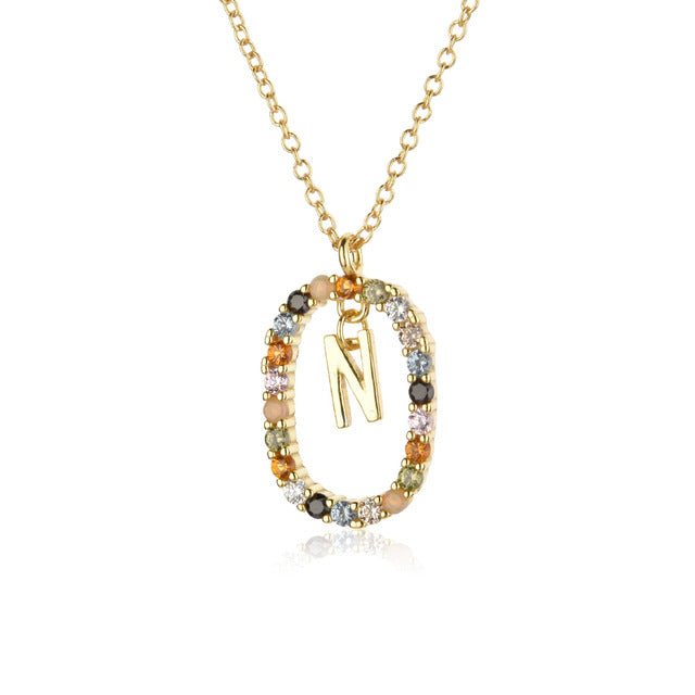 Diamond Alphabet Necklace - Define It By You