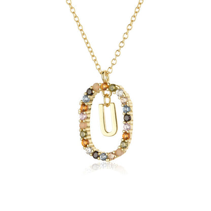 Diamond Alphabet Necklace - Define It By You
