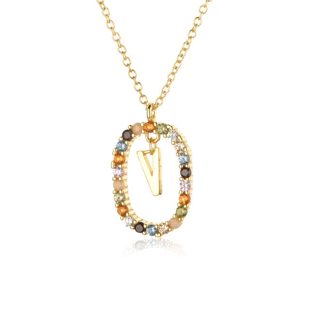 Diamond Alphabet Necklace - Define It By You