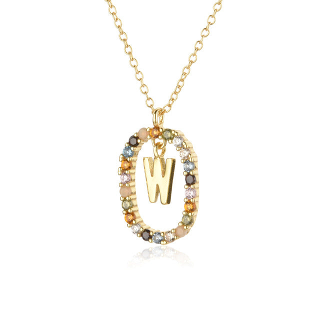 Diamond Alphabet Necklace - Define It By You