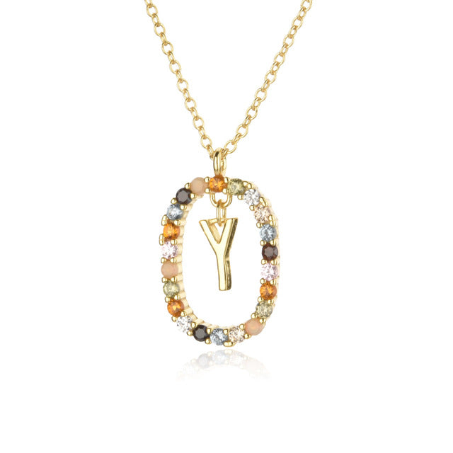 Diamond Alphabet Necklace - Define It By You