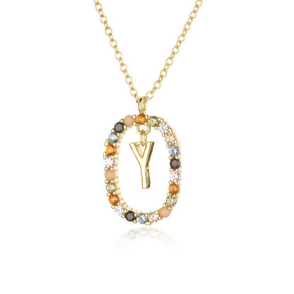 Diamond Alphabet Necklace - Define It By You