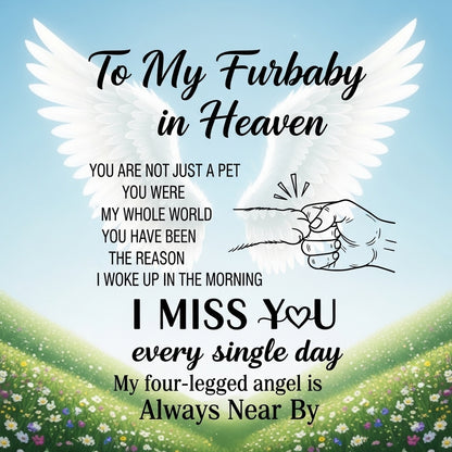 My Four Legged Angel Is Always Near By Engraved Ring