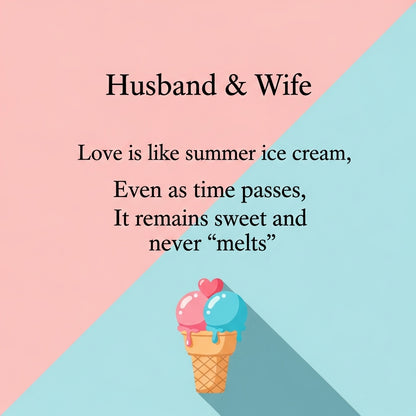 For Love- Custom Sweet Ice Cream Birthstones Necklace