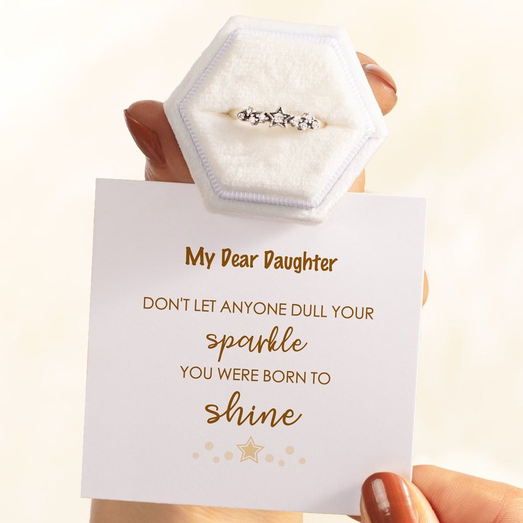 You Were Born To Shine Stars Ring