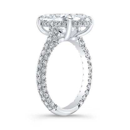 The Ring of Your Dreams - Oval Solitaire Moissanite Ring