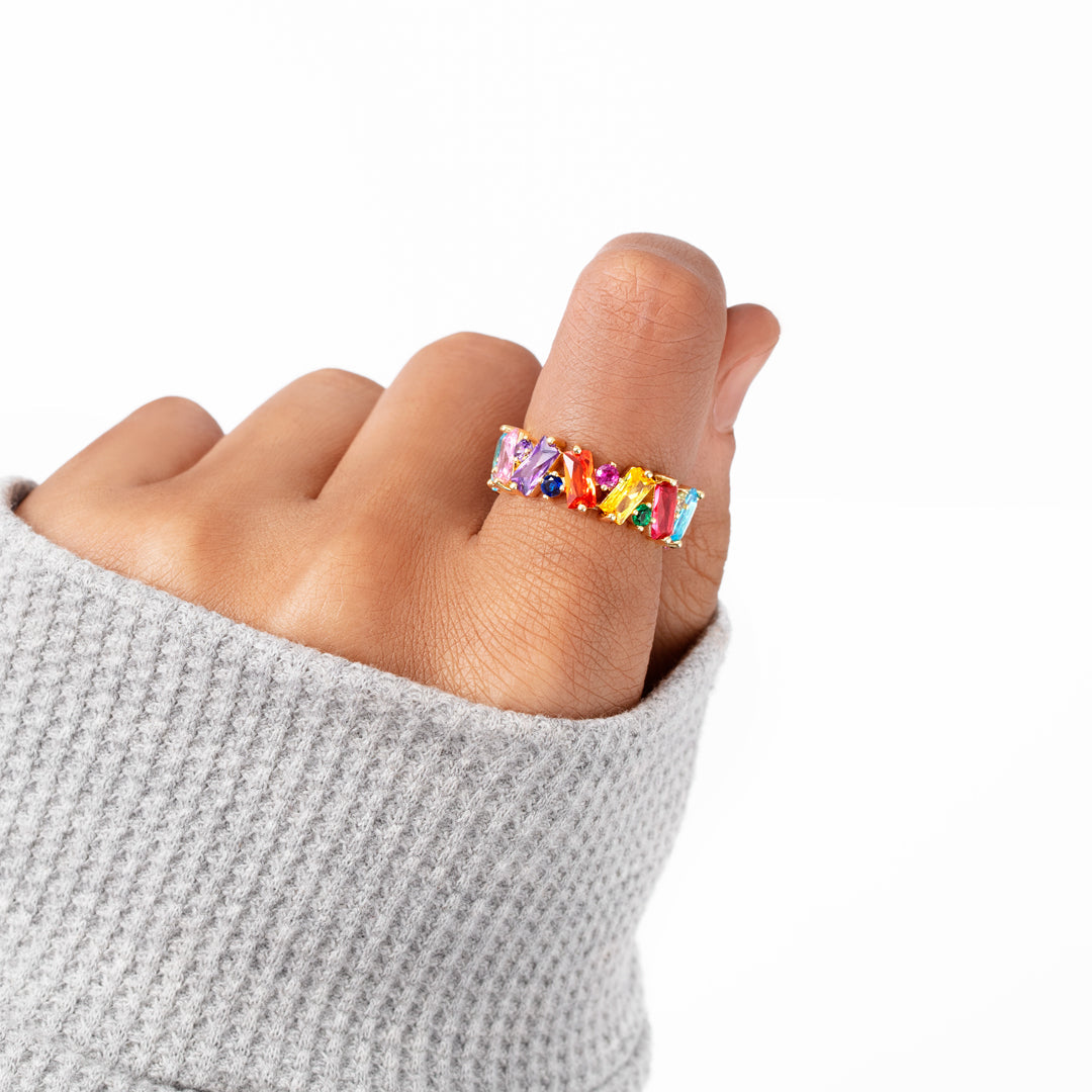 You're My Person Rainbow Band Ring