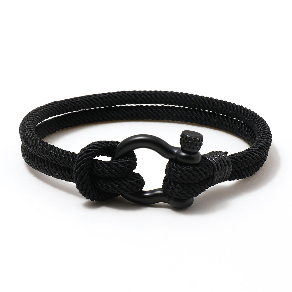To My Daughter Love You Forever Nautical Bracelet