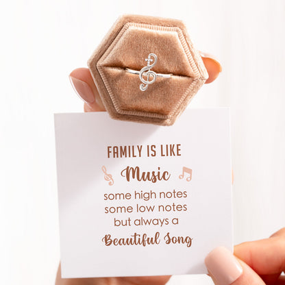Family Is Like Music Ring