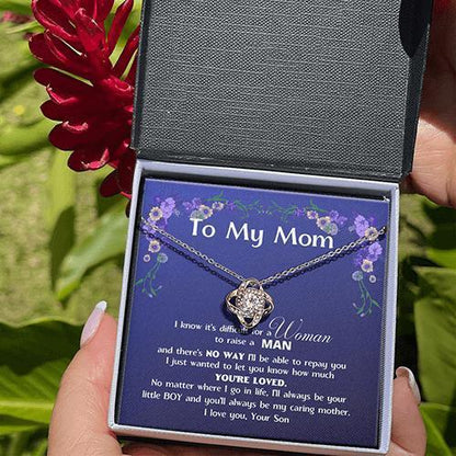 To My MOM - Love Knot Standard Box Love Knot, To My Beautiful Mom,Gift For Mom From Son