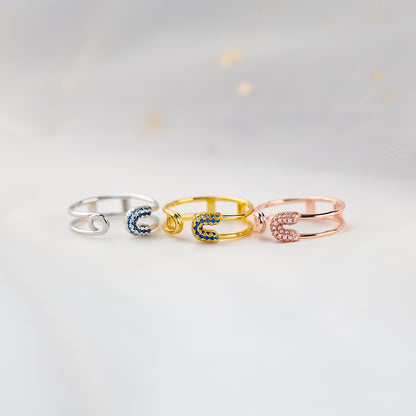 Drive Safe, Mom Safety Pin Ring