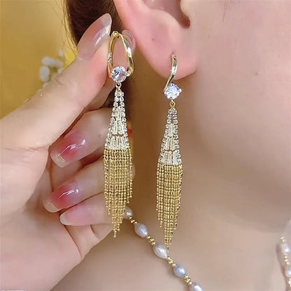 🌸Zircon Tassel Earrings