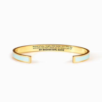 🎉NEW YEAR HOT SALE✨My Badass Girl Gang Multiple Color Bangle