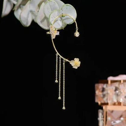Butterfly Tassel Style Zircon Earrings | Perfect Gift