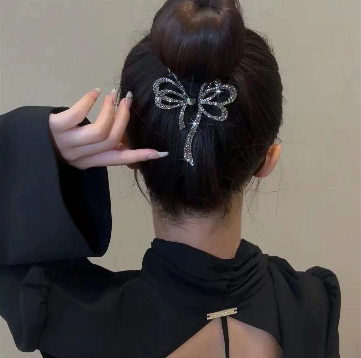 🎉NEW YEAR HOT SALE🎀BOW SHINY HAIRPIN