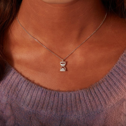 To My Wife Hourglass Necklace