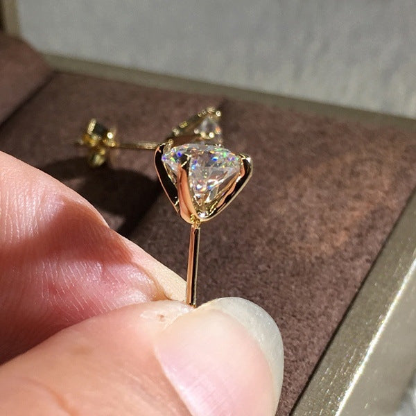 Four-claw Ear Studs