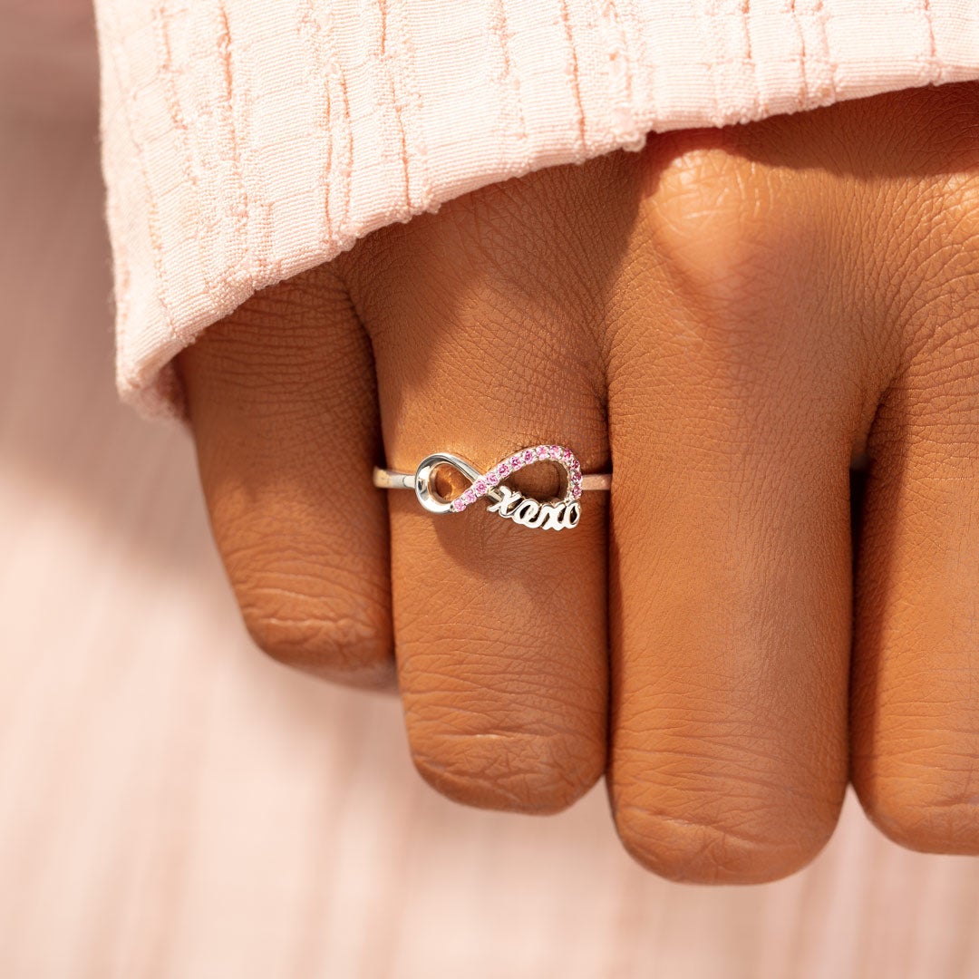 Token of Hugs and Kisses For Daughter XOXO Ring