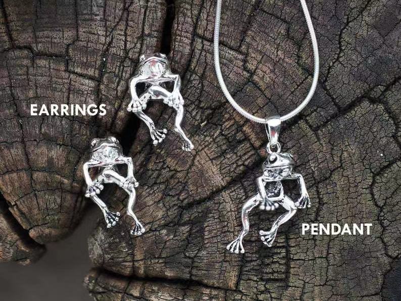 'Take It Easy' Frog Earrings