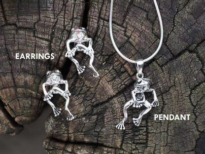 'Take It Easy' Frog Earrings