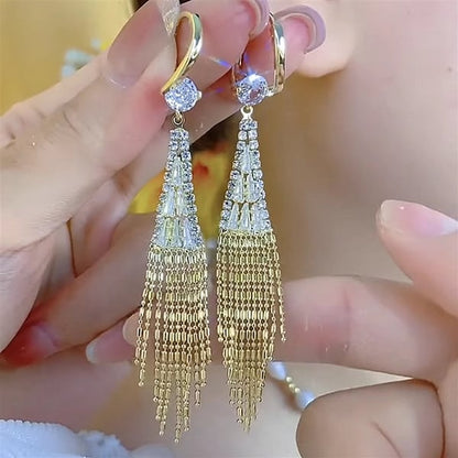 🌸Zircon Tassel Earrings