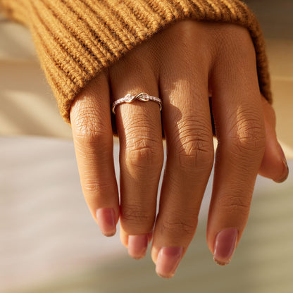 Grandmother & Granddaughter Forever Linked Together Ring