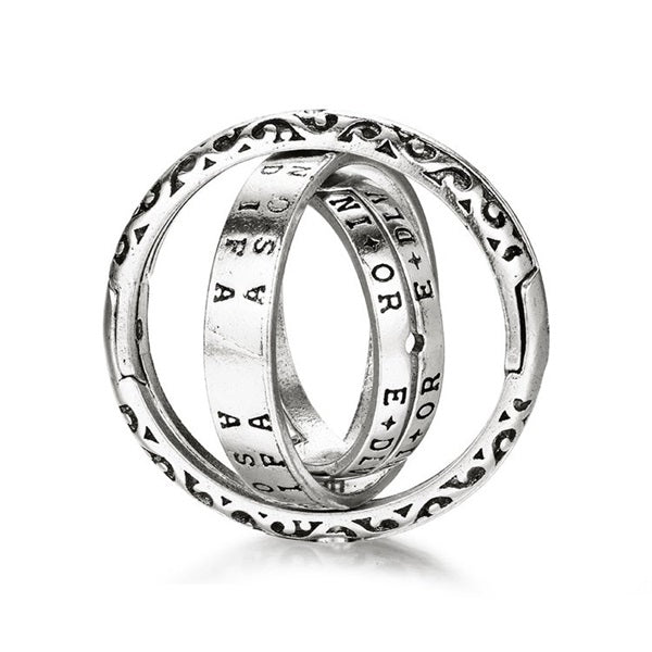 Handmade Anxiety Relief Sphere Spinner Ring