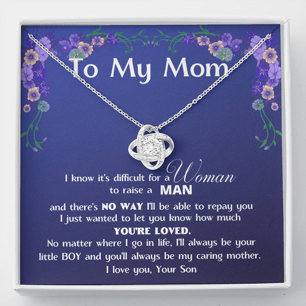 To My MOM - Love Knot Standard Box Love Knot, To My Beautiful Mom,Gift For Mom From Son