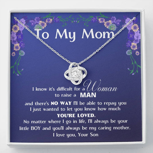 To My MOM - Love Knot Standard Box Love Knot, To My Beautiful Mom,Gift For Mom From Son