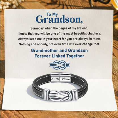 To My Man, I Love You Forever and Always Linked Bracelet
