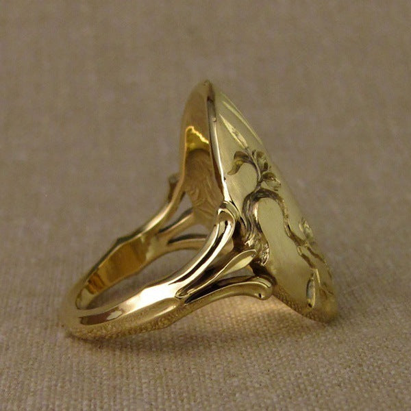Hummingbird Flower Ring