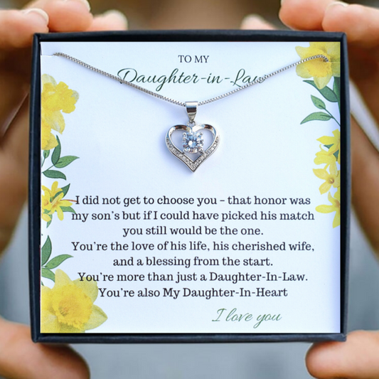 To My Daughter-in-Law | LOVE HEART NECKLACE 💓