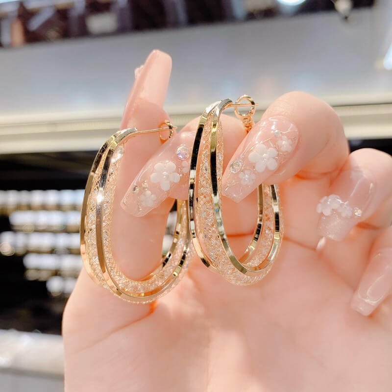 🌸2024 Spring Hot Sale✨Fashion Oval Earrings