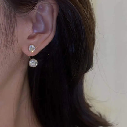 Hot Sale🎁French Style Mesh Zircon Earrings