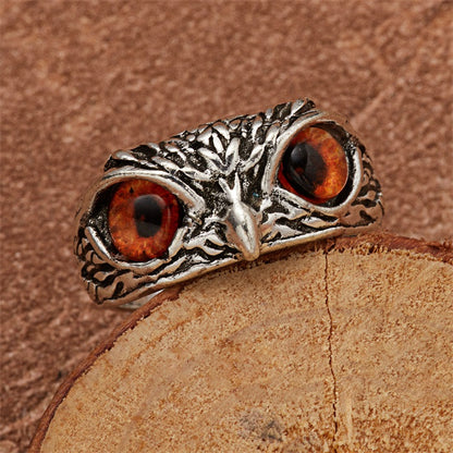 Adjustable Owl Ring - For Bird Lover