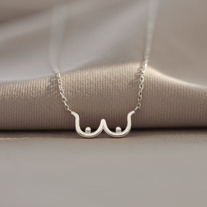 Tits Out Sis Boobie Necklace