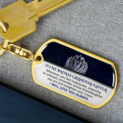 To My Grandson / Granddaughter | Personalized Keychain