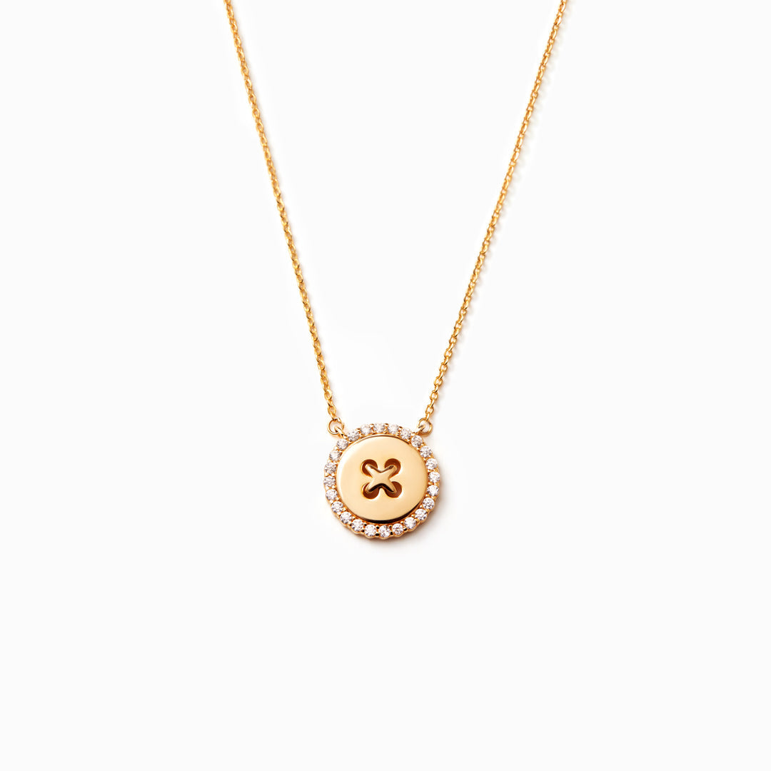 You Are Cute As A Button Necklace