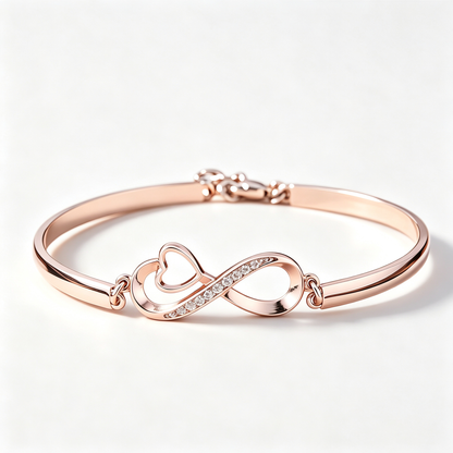 To My Daughter- Keep Me In Your Heart Infinity Bracelet