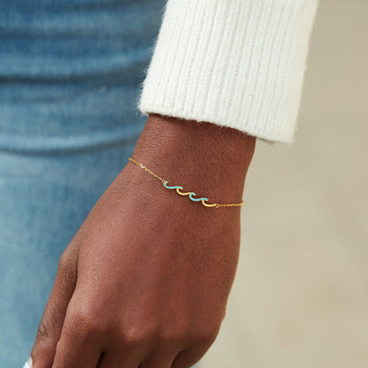 To My Besties For Life Wave Friendship Bracelet