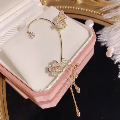 ✨Butterfly Tassel Style Zircon Earrings