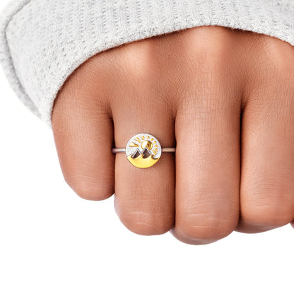 Highest Peak Furthest Shore Mountain & Ocean Ring