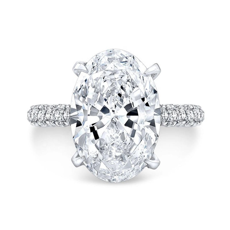 The Ring of Your Dreams - Oval Solitaire Moissanite Ring
