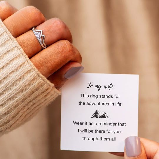 TO MY WIFE MOUNTAIN RING
