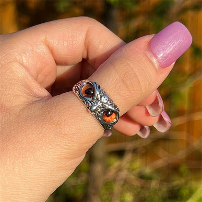 Adjustable Owl Ring - For Bird Lover