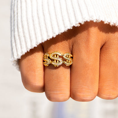 Mad Hustle & A Dope Soul Dollar Sign Ring
