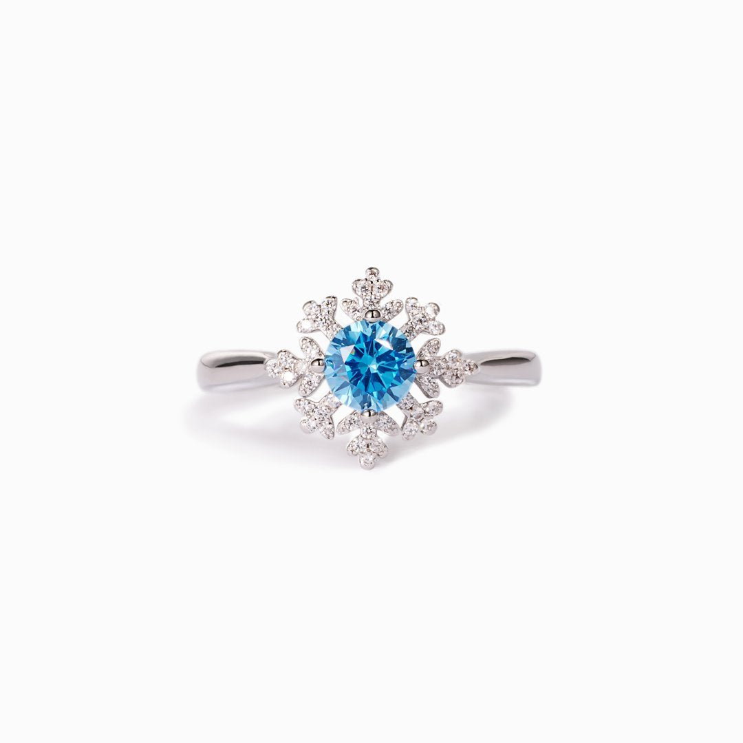 To My Wife Snowflakes Ring